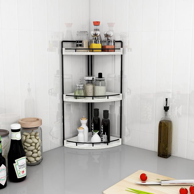Dorhors 3-Tier Corner Bathroom Organizer Countertop - Image 5