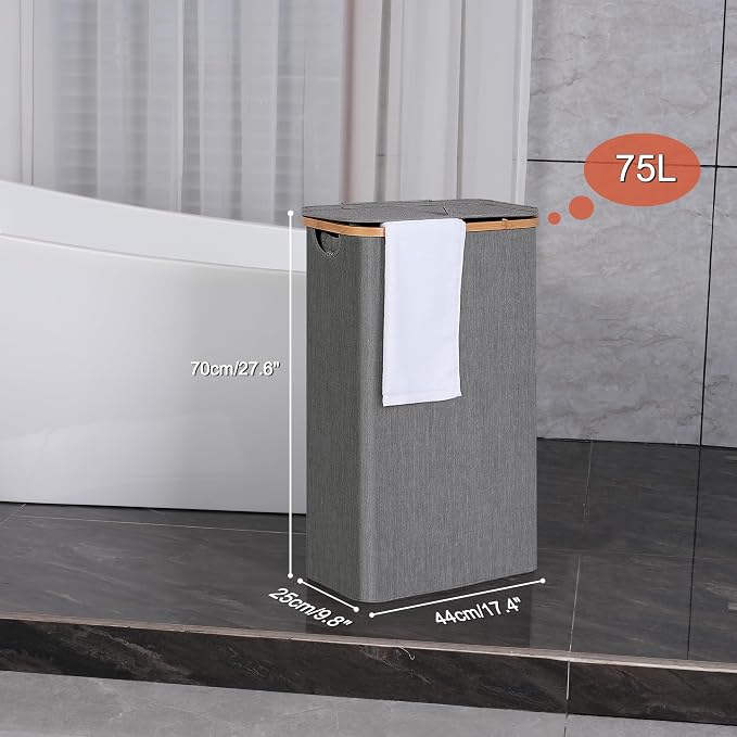 efluky Slim Laundry Basket - Image 2