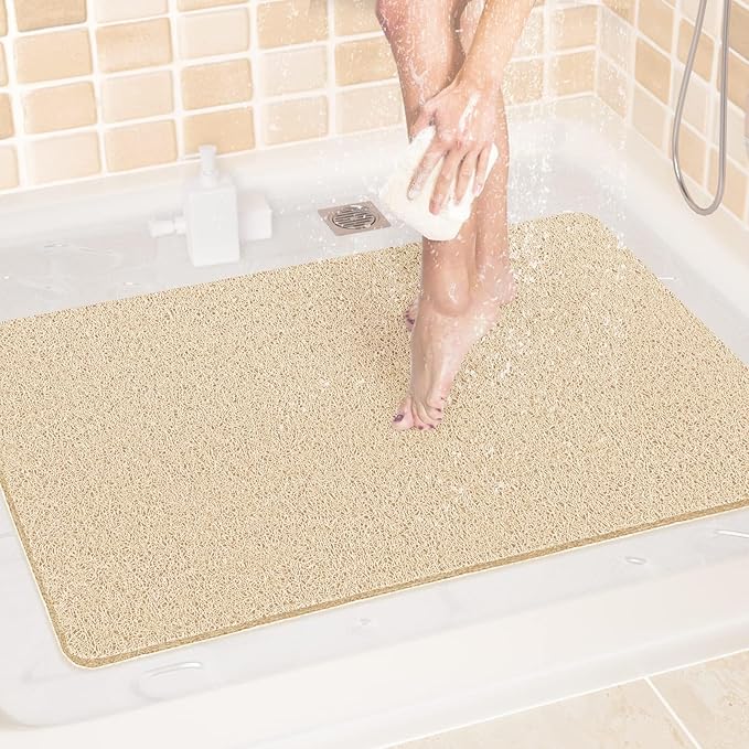 LuxStep Shower Mat Bathtub Mat, 24x32 inch, Non-Slip Bath Mat by LuxStep