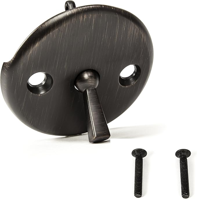 PermaFLOW PF WaterWorks PF0960-ORBBath Tub/Bathtub Drain Trip Lever Overflow by PermaFLOW