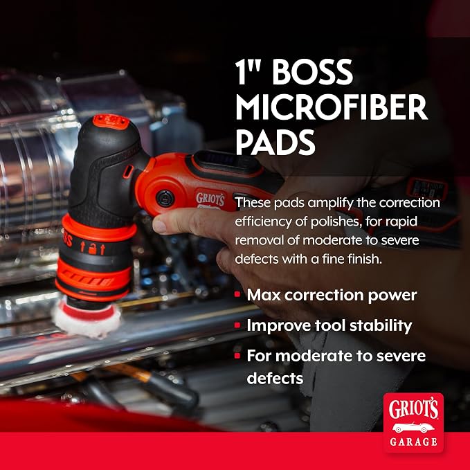 Griot's Garage BOSS 1” Microfiber Pads - Image 2