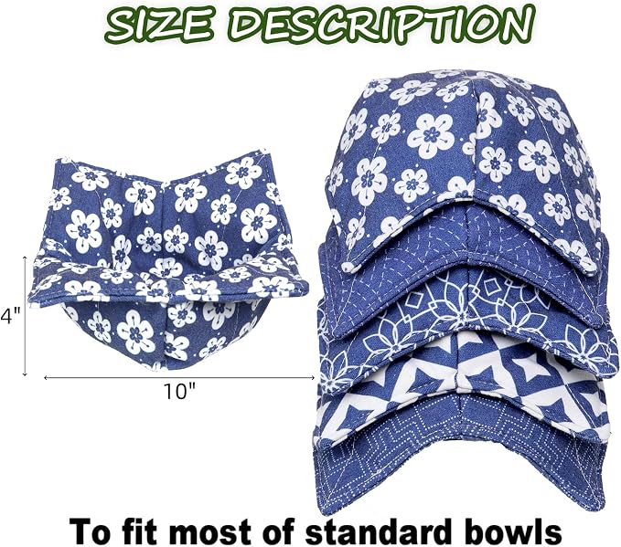 Cotton Microwavable Bowl Cozy, Microwave-Safe Hot Bowl Holders, Soup bowl Cozy - Image 2