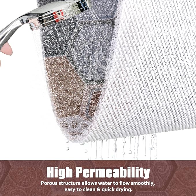 Shower Mat Bathtub Mat Non-Slip, 24x32 Inch, Soft Comfort Bath Mat - Image 3