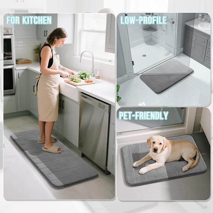 Yimobra U-Shaped Toilet Bath Mat Set 2 Piece - Image 6