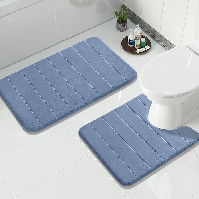 Yimobra Memory Foam Bath Mat Set 2 Piece by Yimobra