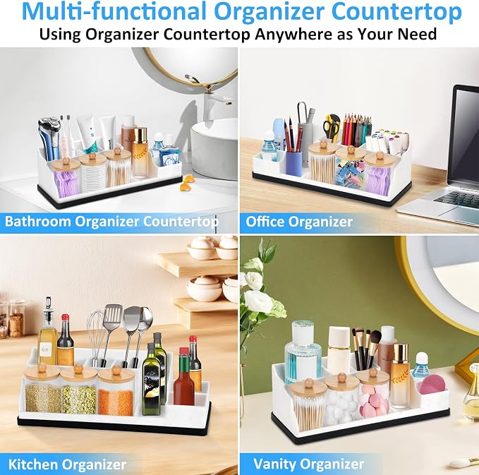 Bathroom Organizer Countertop, Toothbrush and Toothpaste Holder - Image 9
