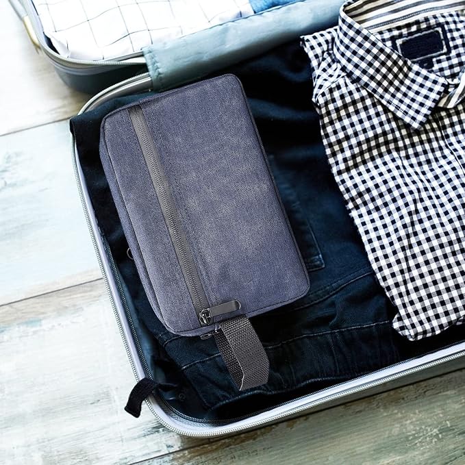 Etercycle Toiletry Bag for Men, Portable Travel Toiletry Organizer Bag - Image 6