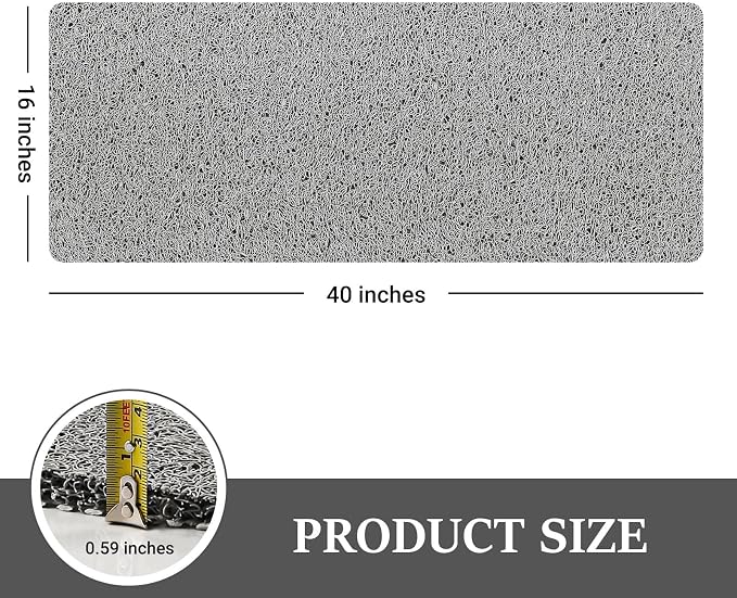 LuxStep Shower Mat Bathtub Mat, 40x16 inch, Non-Slip Bath Mat - Image 2