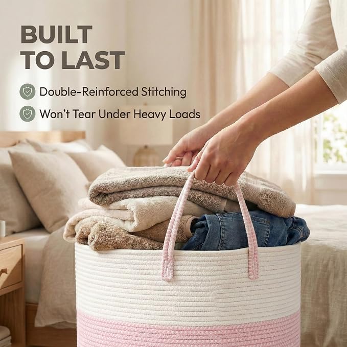 115L Extra Large Blanket Basket - Image 6