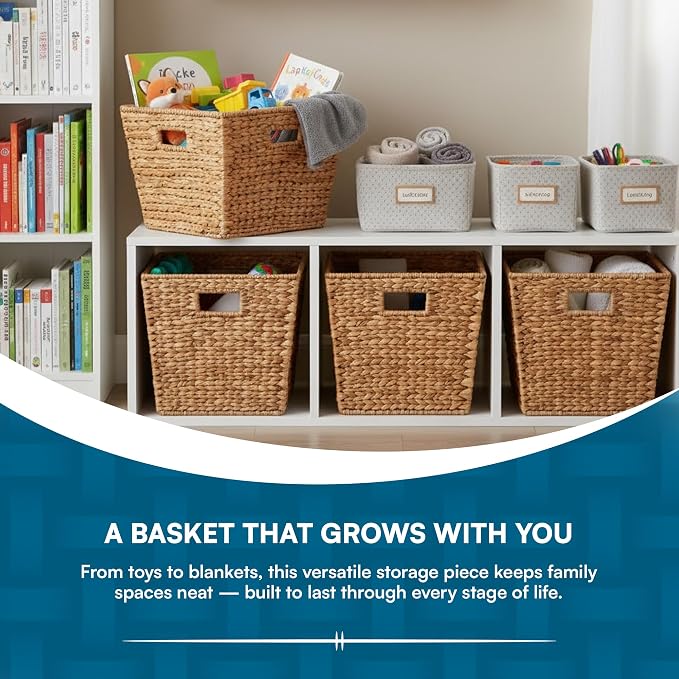 Honey-Can-Do Water Hyacinth Storage Baskets - Image 6