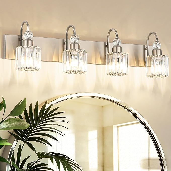 Ralbay 4-Light Crystal Vanity Light by RalbayLighting