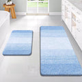 OLANLY Bathroom Rug Set 2 Piece, Soft Absorbent Microfiber Bath Rug Set by OLANLY