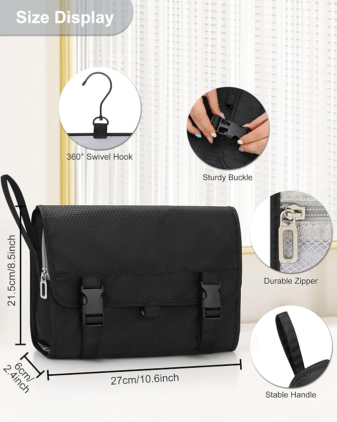 Relavel Travel Hanging Toiletry Bag - Image 3