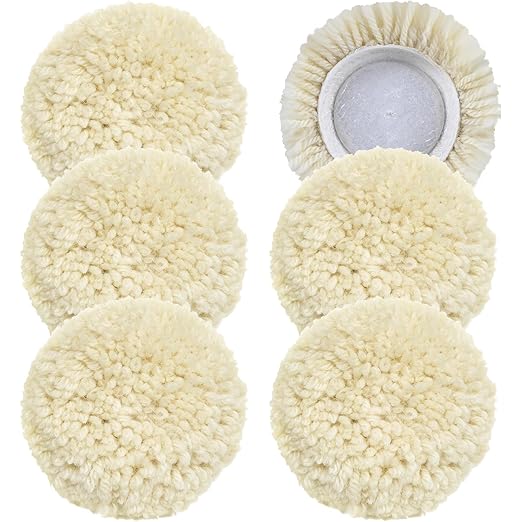 6 PCS Wool Buffing Polishing Pads by phepetroll