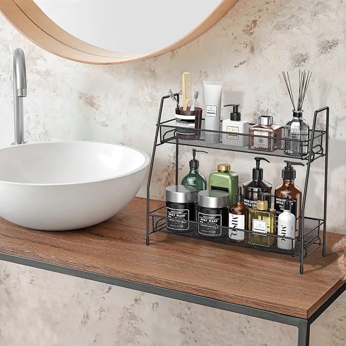 Spice Rack Organizer for Cabinet, Bathroom Organizer Countertop, Bathroom - Image 3