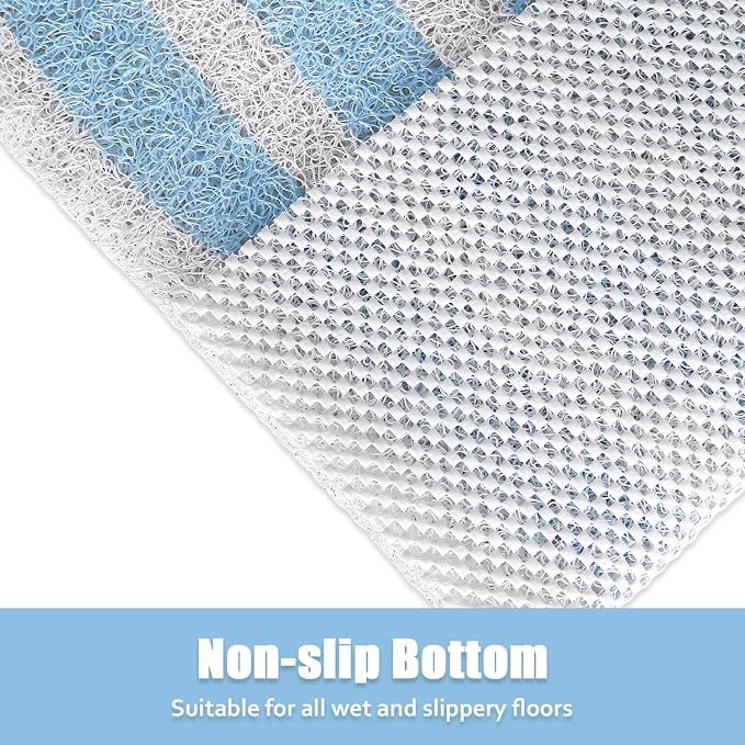 Non Slip Shower Mat, 24x24 Inch, Soft Comfortable Shower Floor Mat - Image 2