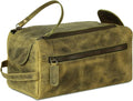 KomalC Premium Buffalo Leather Toiletry Bag by KomalC
