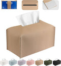 Tissue Box Cover PU Leather Tissue Holder Rectangle Facial Tissue Case Tissue by DecorateYourHome