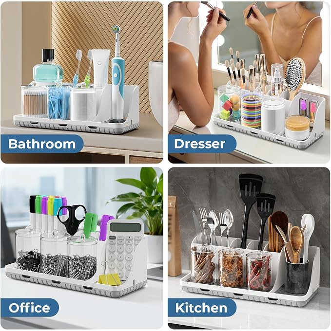 Bathroom Counter Organizers and Storage, Toothbrush Holders - Image 7