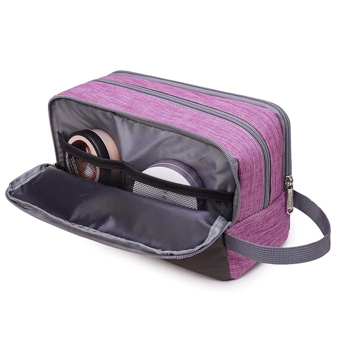 Toiletry Bag for Men/Women Hanging Dopp Kit Water Resistant Shaving Bag Small - Image 7