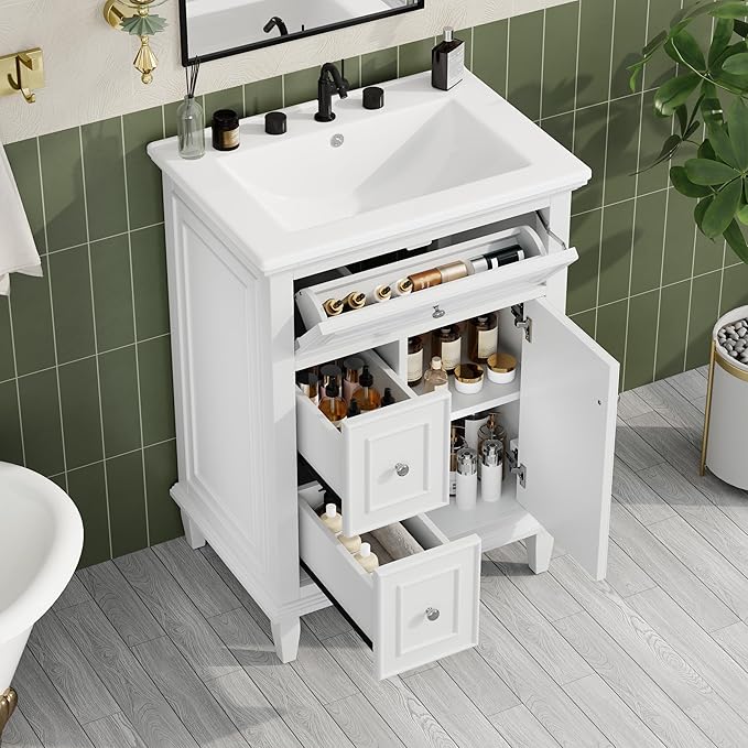 Harper & Bright Designs 24" Bathroom Vanity by HarperBrightDesigns