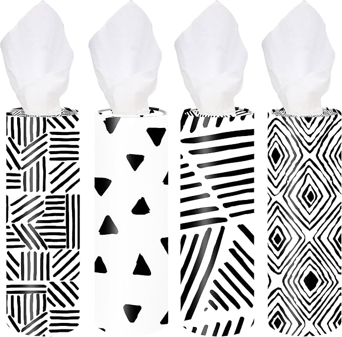 4-Pack Car Tissue Cylinders by Viynran