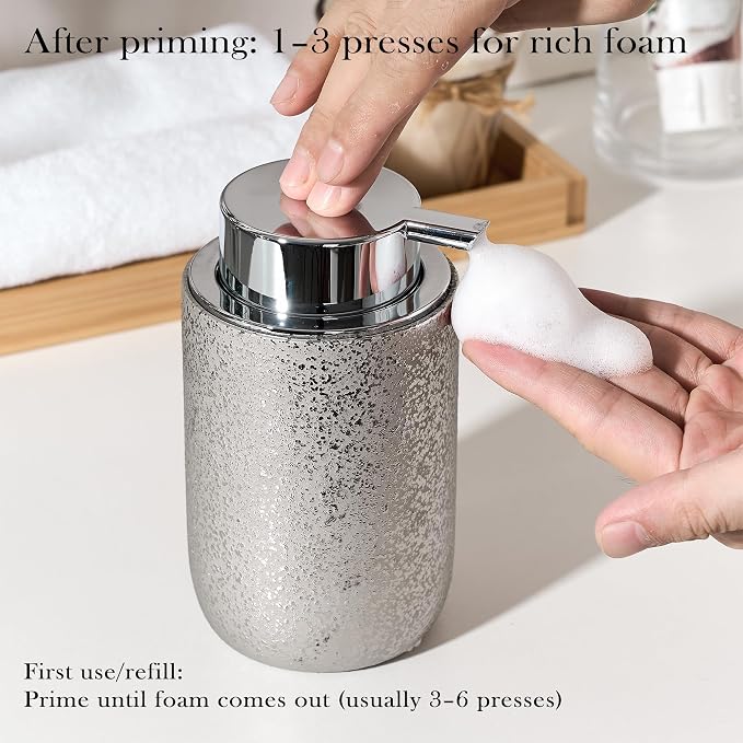 Foam Soap Dispenser-12oz Ceramic Foaming Soap Dispenser - Image 2