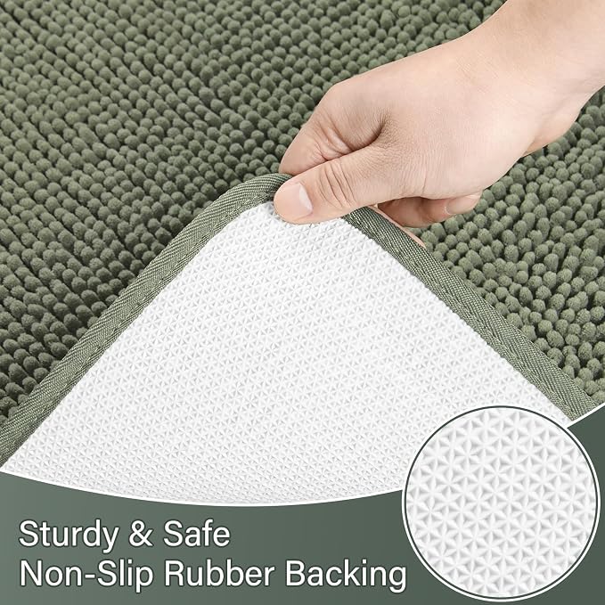 AROGAN Bathroom Rug Sets 2 Piece, Washable Bath Rug Set, Absorbent Soft Non - Image 7