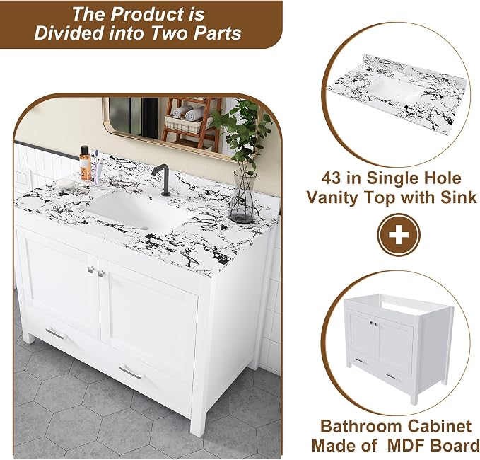 Montary 42" Bathroom Vanity - Image 3