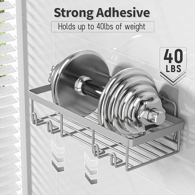 5 Pack Shower Caddy Organizer Rack Shelf - Image 5