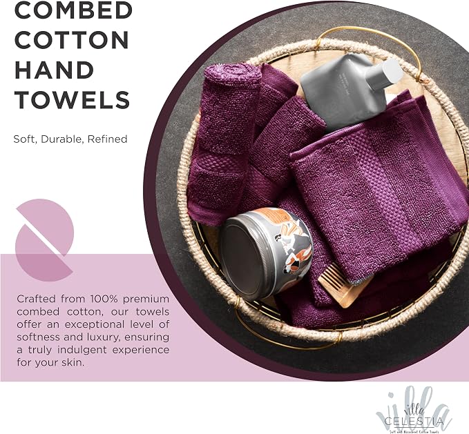 100% Cotton Bath Towel Set of 12-4 Bath Towels, 4 Hand Towels, 4 Wash Cloths - Image 3