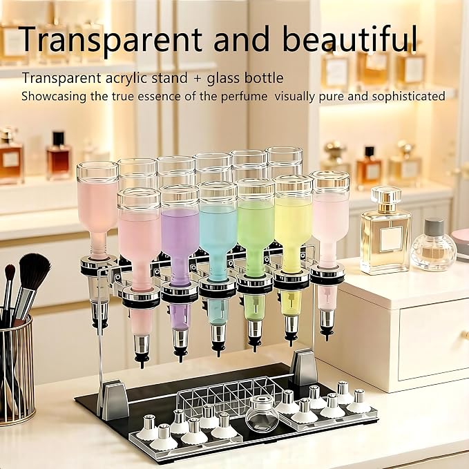 Liquid Filling Machine Transfer Tools, 12 Pump Heads, Testing Cups, 200ml Glass - Image 3