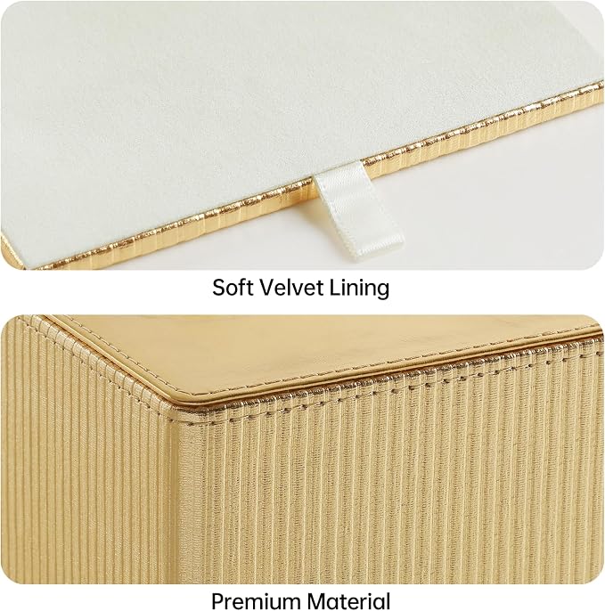 Gold Tissue Box Cover Square - Image 4