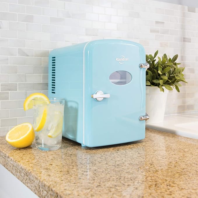 Koolatron Retro Mini Fridge 4 Liter Green Portable Refrigerator - Image 7