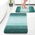 OLANLY Bathroom Rug Set 2 Piece, Soft Absorbent Microfiber Bath Rug Set by OLANLY