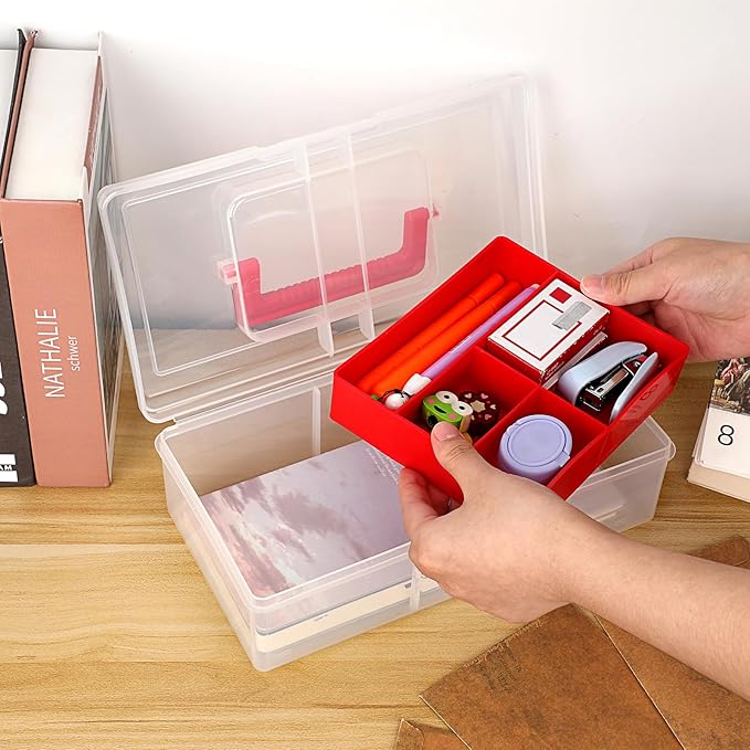 JUXYES Plastic Fishing Tackle Box Organizer - Image 3