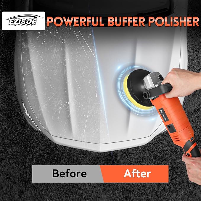 Buffer Polisher, Powerful Buffer Waxer, 7 Variable Speed 1000-3500 RPM - Image 7