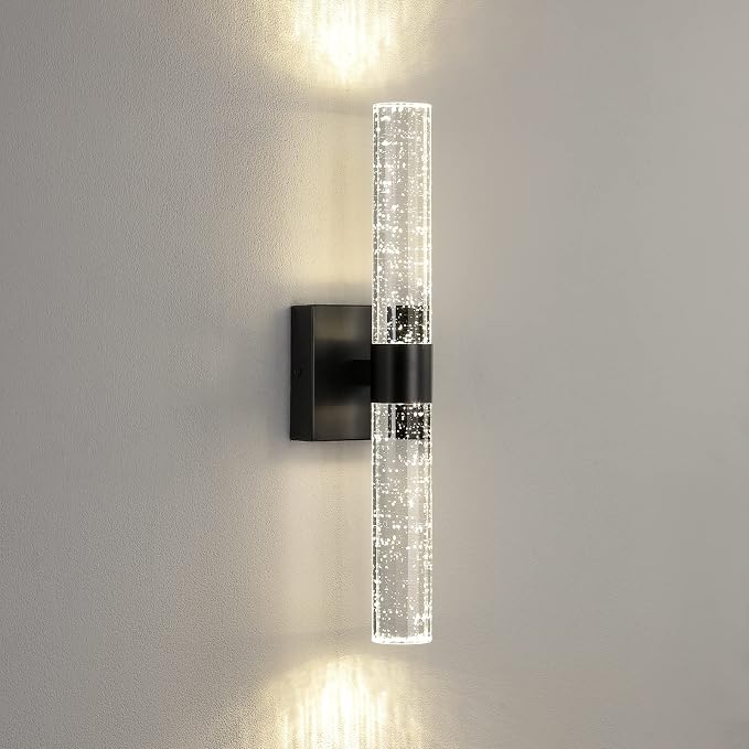 Black Modern LED Wall Sconce - Image 8