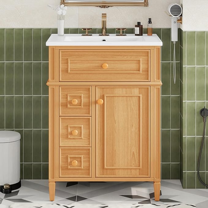 Harper & Bright Designs 24" Bathroom Vanity - Image 3