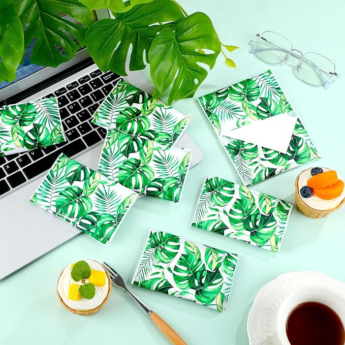 Geyee 50 Packs Tissue Travel Size Facial Paper Napkins Travel Packs Disposable - Image 4