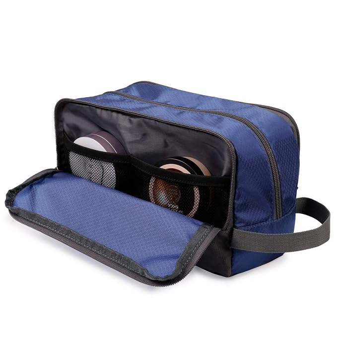 Toiletry Bag for Men Hanging Dopp Kit Water Resistant Shaving Bag Small - Image 6