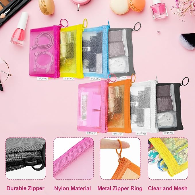Mini Mesh Pouches, Small Mesh Bags - Image 5