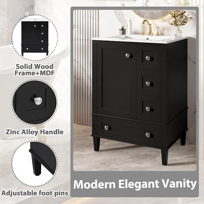 Bellemave 24" Bathroom Vanity - Image 3