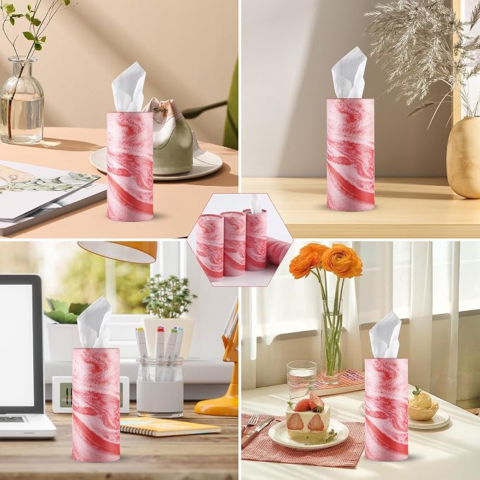 SINGARO Car Tissue Holder, 4 Pack Car Cup Holder Facial Tissues - Image 6