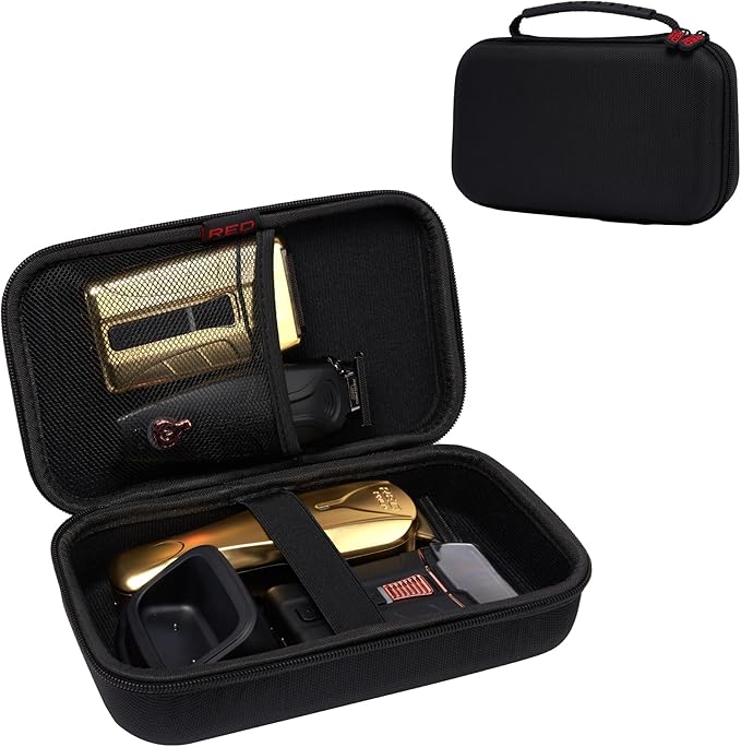RED by Kiss Men Grooming Portable Organizer BagTravel Pouch Organize Shaver - Image 2