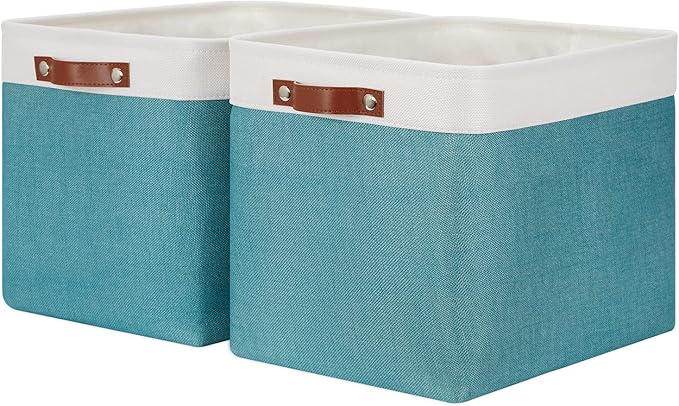 HNZIGE Extra Large Fabric Storage Bin Baskets by HNZIGE