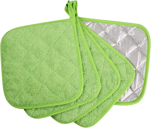100% Cotton Kitchen Everyday Basic Terry Pot Holder Heat Resistant Coaster - Image 2