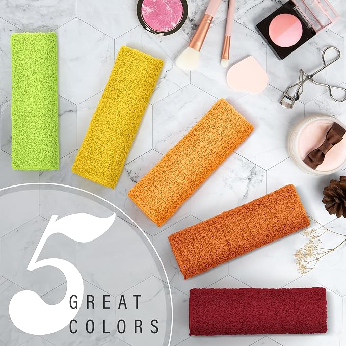 DecorRack 20 Pack 100% Cotton Wash Cloth, Luxurious Soft, 12 x 12 inch Ultra - Image 5