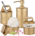 Autumn Alley Antique Gold Bathroom Accessories Set 4 by AutumnAlley