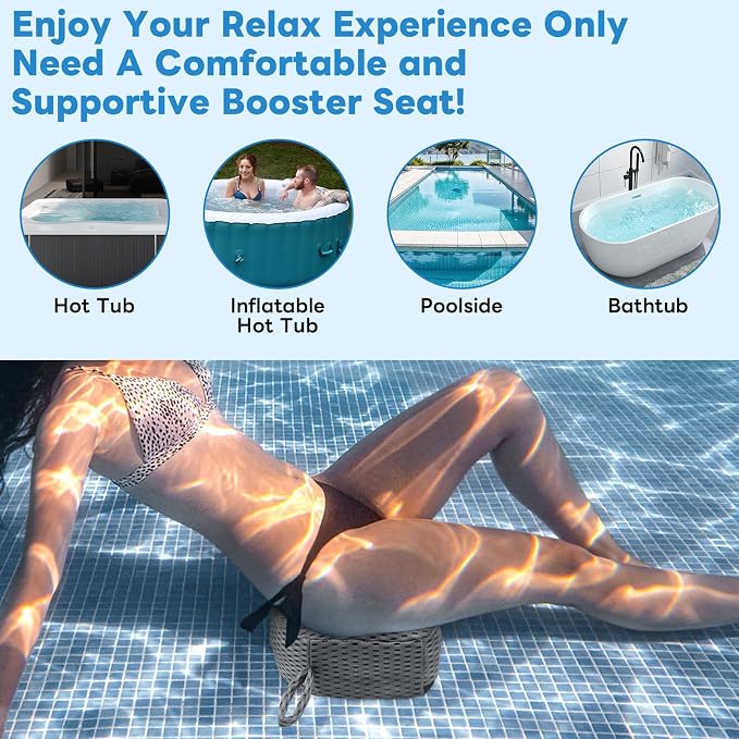 Hot Tub Booster Seat, Weighted SPA Hot Tub Booster Seat - Image 4